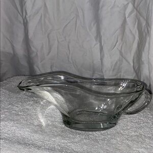 Anchor Hocking Clear Glass Gravy Boat,  10 oz., # 1028